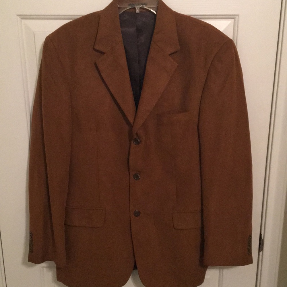 Brown suede sport coat